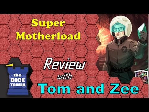 Super Motherload has been a Roxley classic for nearly 10 years! To celebrate, enjoy this Dice Tower review from nearly 10 years ago ... and watch for Tom's shirt foretelling the arrival of Radlands several years later! youtube.com/watch?v=Gc9xTG…