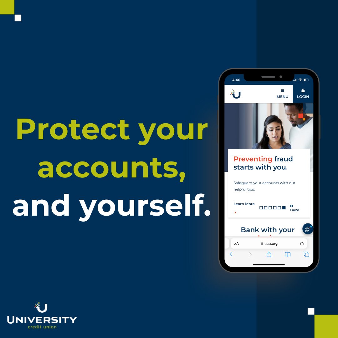 Online scams are increasing at an alarming rate. Learn how to stay cautious with our fraud prevention tips: ucu.org/Learn/Educatio…