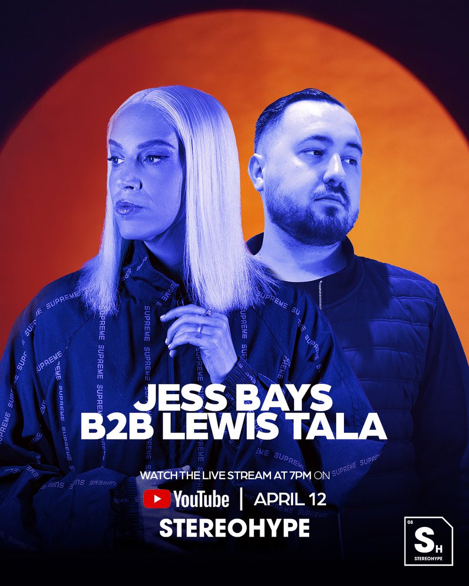 Set those alarms! ⏰ I’m going B2B with my buddy @lewistalamusic on @JamesHYPE’s @STEREOHYPEgbl live stream this Friday 12th April at 7pm for 60 minutes of FIRE! 🔥 We’re gonna be battling the bangers! 💥 Stream on YouTube! 🎥