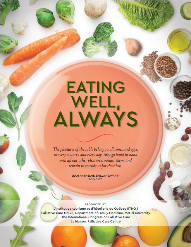Check out Eating well, Always – a recipe book developed for the McGill International Palliative Care Congress to promote the pleasure of eating at the end of life! mcgill.ca/palliativecare… mipcc2024.ca/register @McGillFamMed