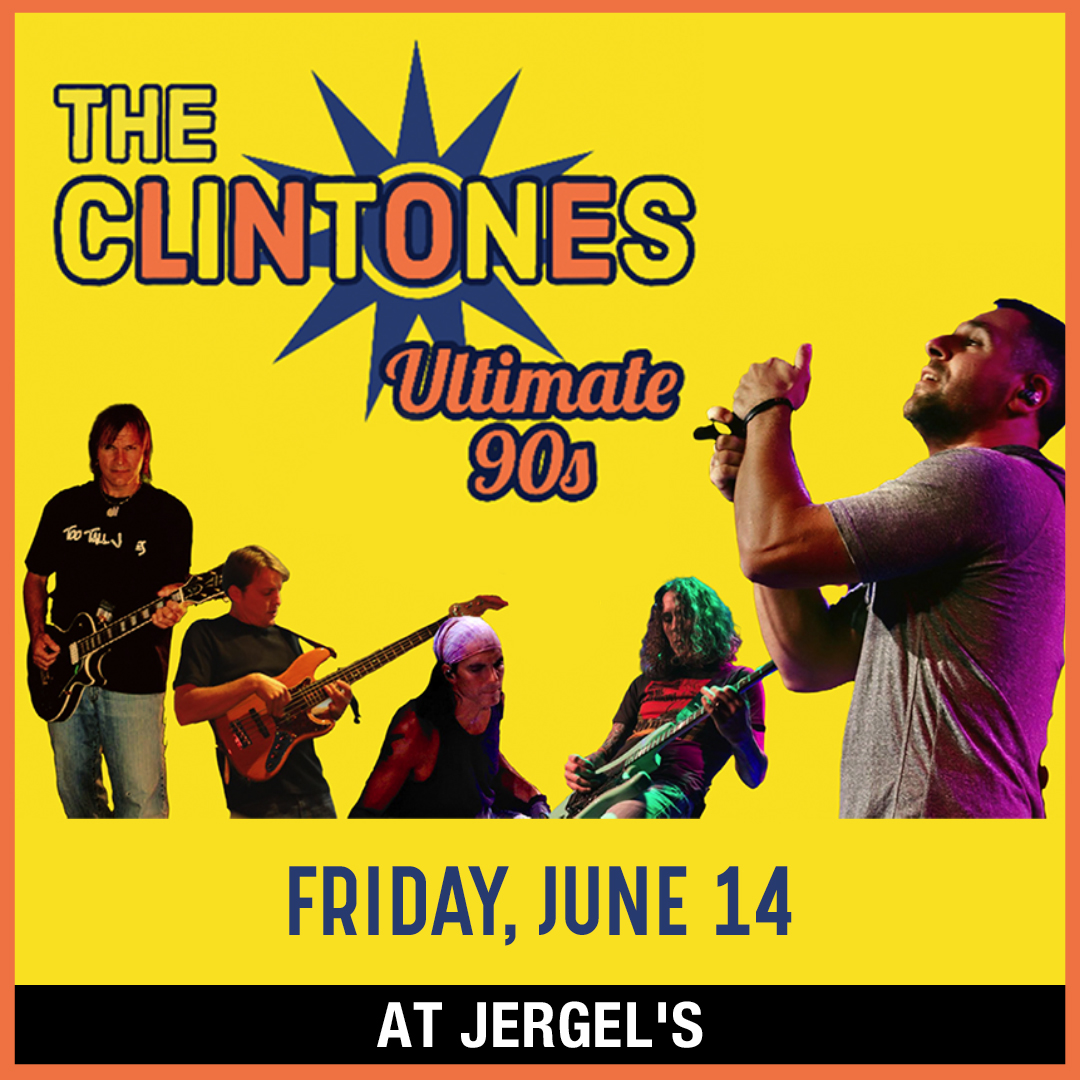 NEW SHOW 🚨 @theclintones90s - Ultimate 90s at @Jergels on June 14th! ⏰ Tickets are on sale now! 🎟️ bit.ly/TheClintonesJR…