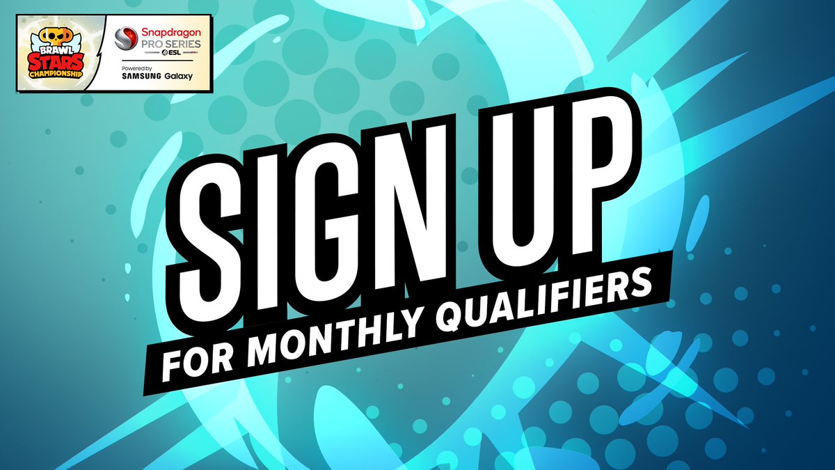 Championship Challenge completed? ✅ Sign up for the Monthly Qualifiers THIS WEEKEND to play with Brawl's very best! We have increased the EMEA capacity to 2048 teams since there are SO MANY! Be ready to check in 🤯 See y'all soon 😎 #BSCxSPS24