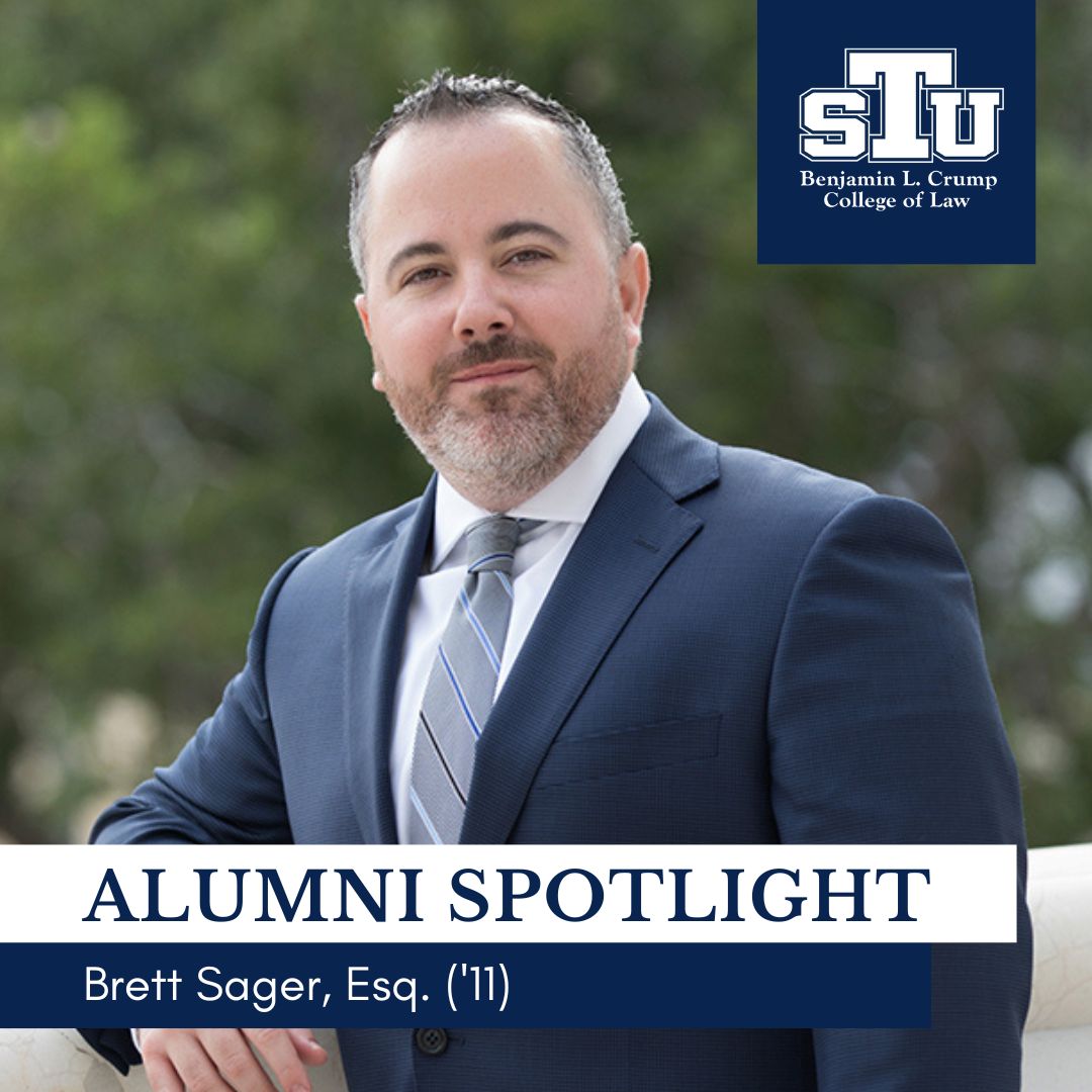 ALUMNI SPOTLIGHT: STU Law alumnus Brett Sager, Esq. (’11) is the co-founding partner at Ehrenstein | Sager, a business law boutique providing bespoke trial and transactional services to select clients. #STUMiami #STULaw