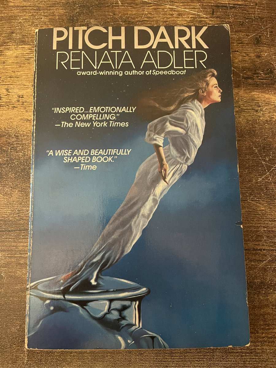Almost forgot amid all the Renata Adler noise that I have the ultimate Renata Adler cover