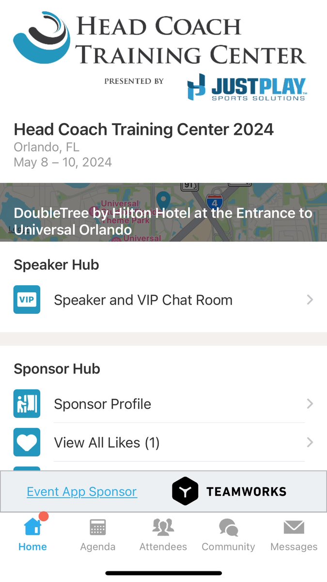 One of the the things I try to do for @HeadCoachTC is create an experience that extends well-beyond the three day event - the Event App sponsored by @Teamworks is now live! All attendees can begin to update their profile, while starting to network with other attendees &…