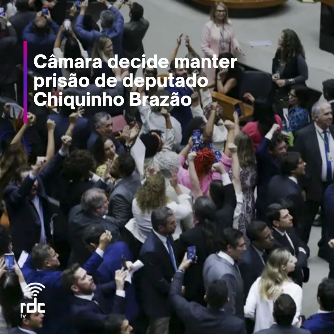 A Câmara dos Deputados aprovou o parecer que determina a manutenção da prisão do deputado Chiquinho Brazão (sem partido-RJ). Em votação no plenário da Casa, 277 deputados votaram a favor e 129 votaram contra, além de 28 abstenções. 

rdctv.com.br/politica/camar…