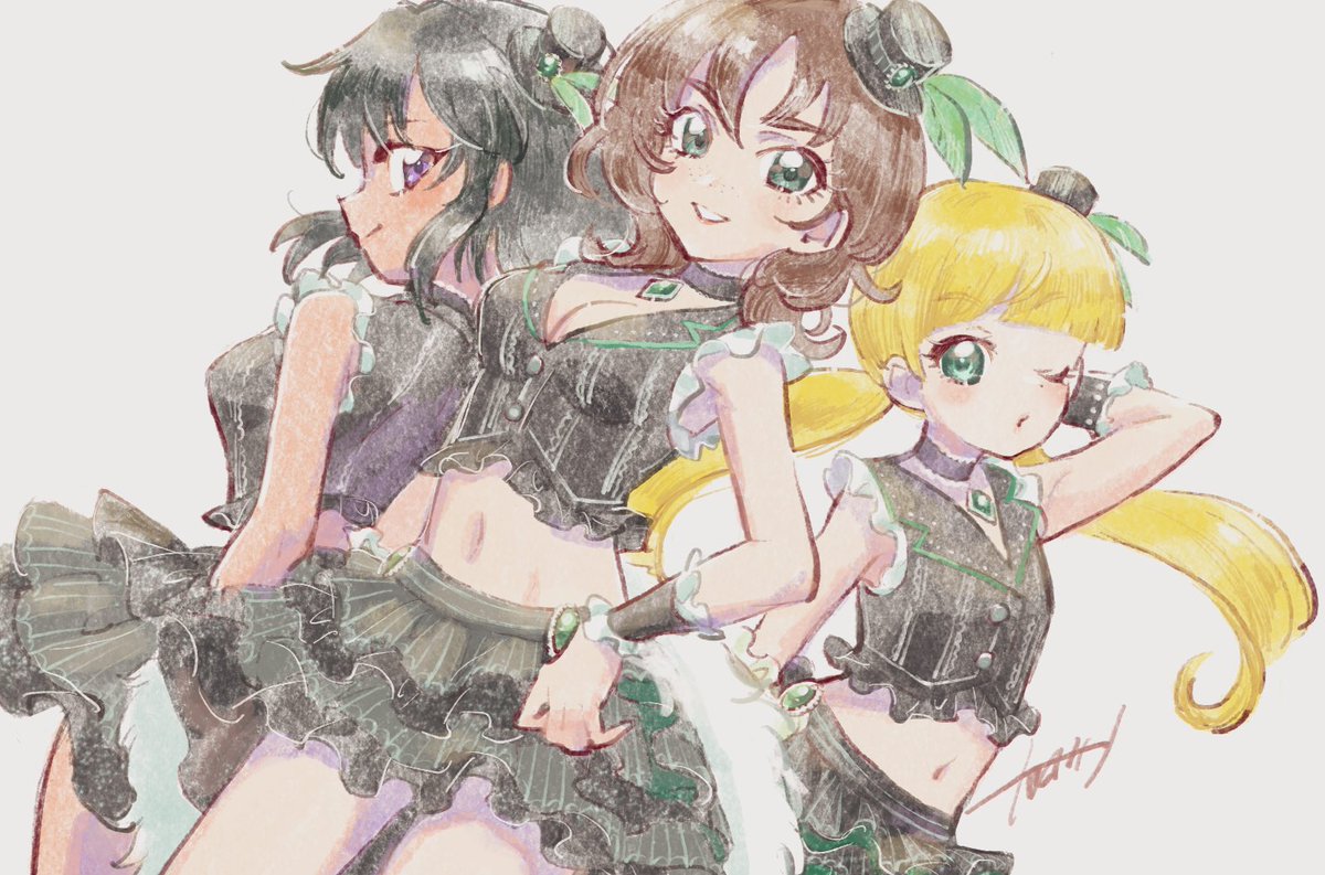 ユア・フレンズ！💚🖤
#ナターリア
#ケイト
#メアリー・コクラン