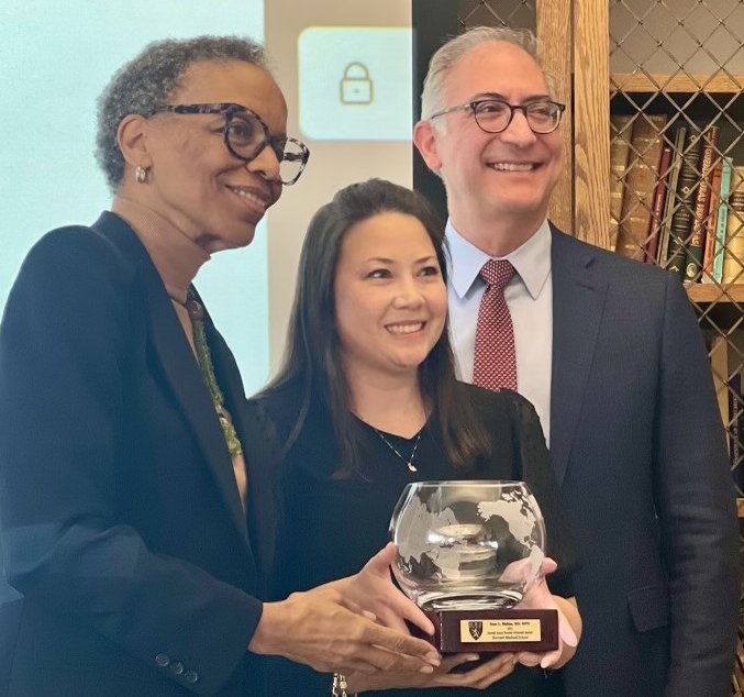 👏Congratulations to @Rose_L_Molina, MD, MPH (center), recipient of @harvardmed's 2024 Harold Amos Faculty Diversity Award recognizing faculty who make significant achievements moving @harvardmed & @dental_harvard towards being a diverse & inclusive community. @JLDBoston