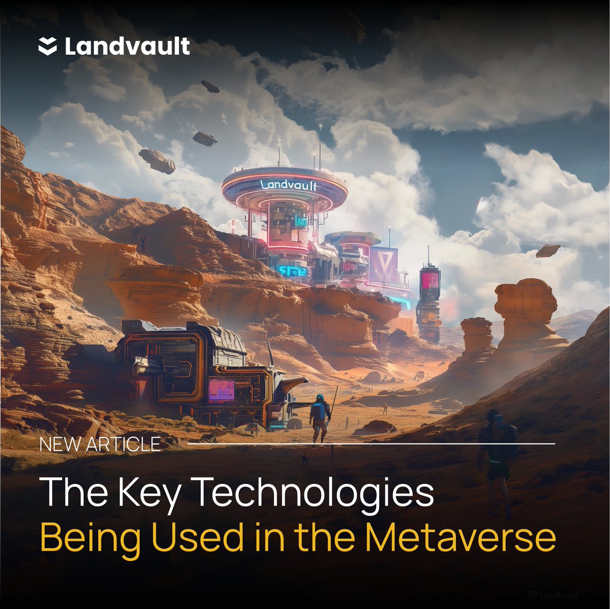 XR, spatial computing, blockchain, and AI... What do all these have in common? 🤖 These are all technologies that are being used to build and operate the metaverse. But how are they used? 📖 landvault.io/blog/the-key-t…