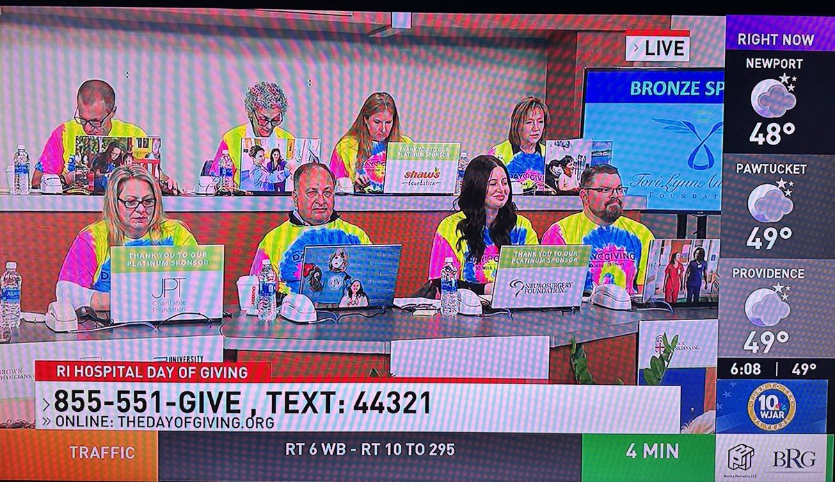 @DeltaDentalRI employees are among the volunteer’s answering calls and collecting donations today at @NBC10 to support the @RIHospital & @HasbroChildrens Day of Giving! Donate today: TheDayofGiving.org #DeltaDentalRI #DeltaDentalRIGivesBack #DayOfGiving