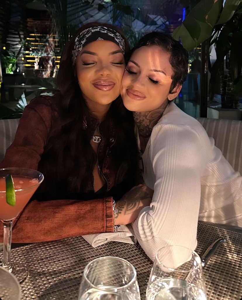 LUDMILLA e Kehlani jantaram juntas nessa última noite.