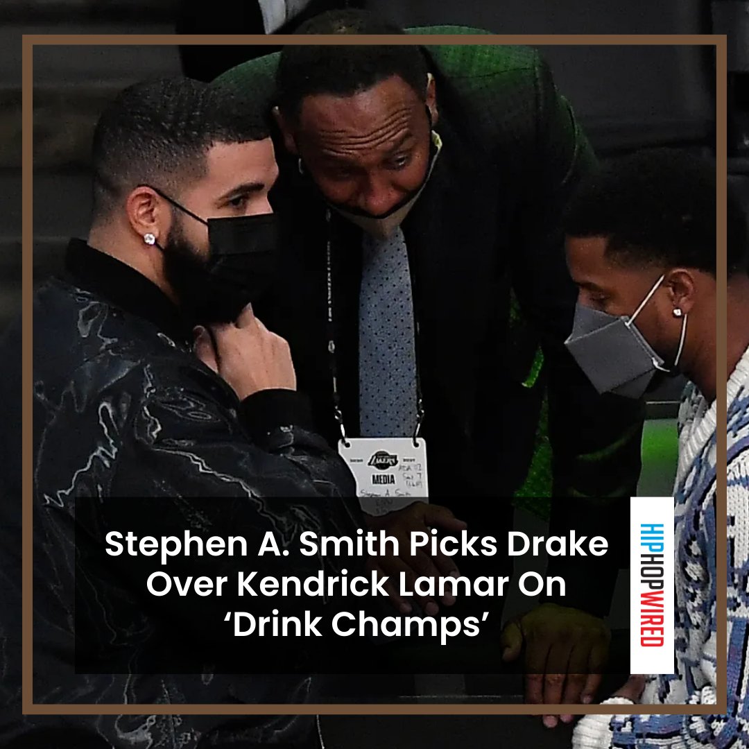 Stephen A. Smith Picks Drake Over Kendrick Lamar On ‘Drink Champs’ bit.ly/3QlVg87