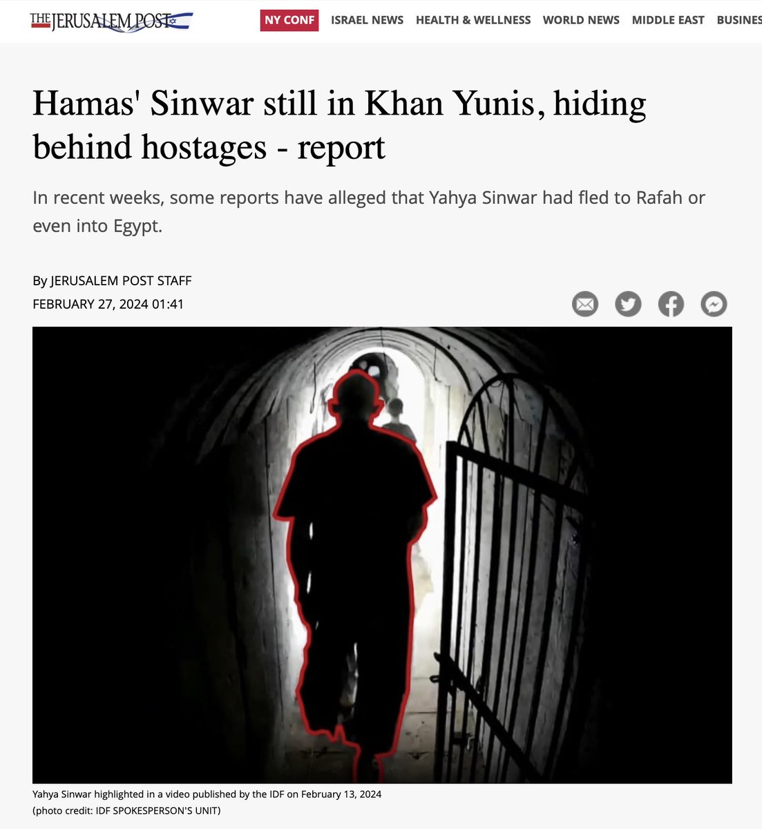 Remember when Israel claimed Hamas' long-promised headquarters, top leaders & the hostages were all in Khan Younis (after claiming they were all at al-Shifa hospital). The IDF wiped out Khan Younis over 120 days, couldn't find a thing & left! Will the US/EU say a single word?