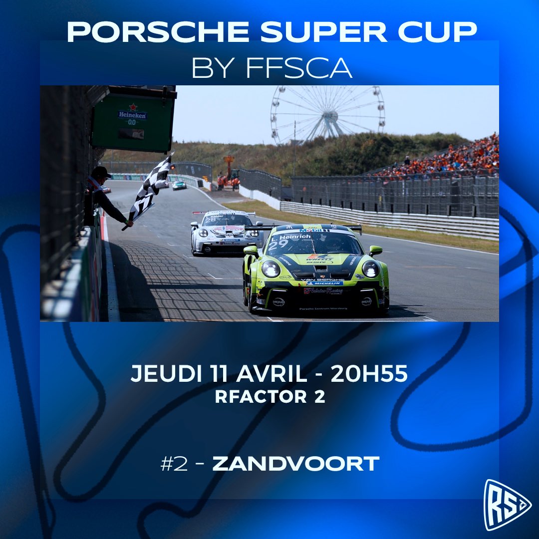 Direction les Pays-Bas ce soir 🇳🇱 Seconde manche de la Porsche SuperCup by FFSCA. Un tracé exigeant et peu permissif sur lequel vont se retrouver les pilotes de cette série. Après la victoire de David Lespes à Dijon, voyons voir si certains peuvent lui tenir tête.