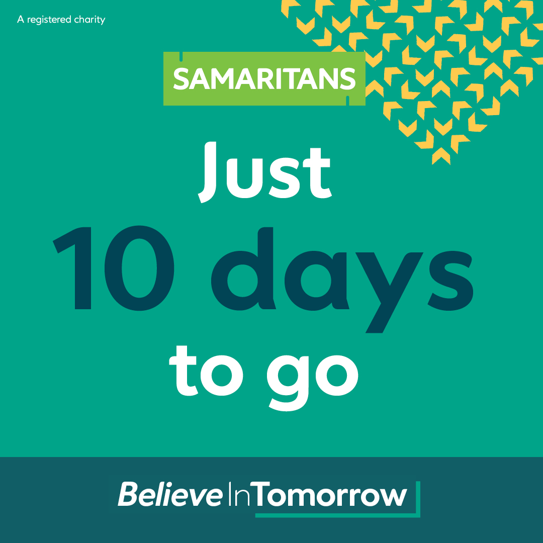 🎽 @Samaritans are Charity of the Year for the 2024 @LondonMarathon on Sunday 21st April. We couldn’t be more proud and excited to cheer on #TeamSamaritans 💚