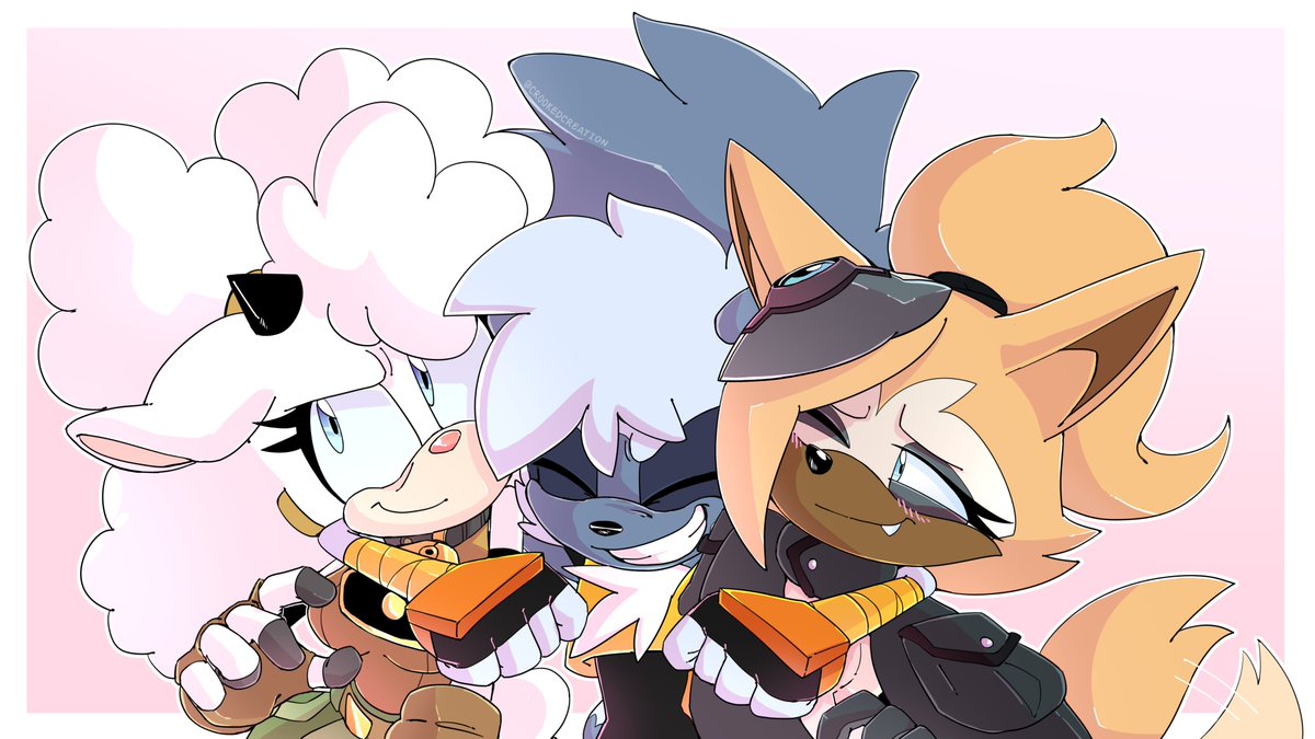 #sonicidw #tanglethelemur #WhisperTheWolf #lanolinthesheep #SonicTheHedgehog #sonicfanart