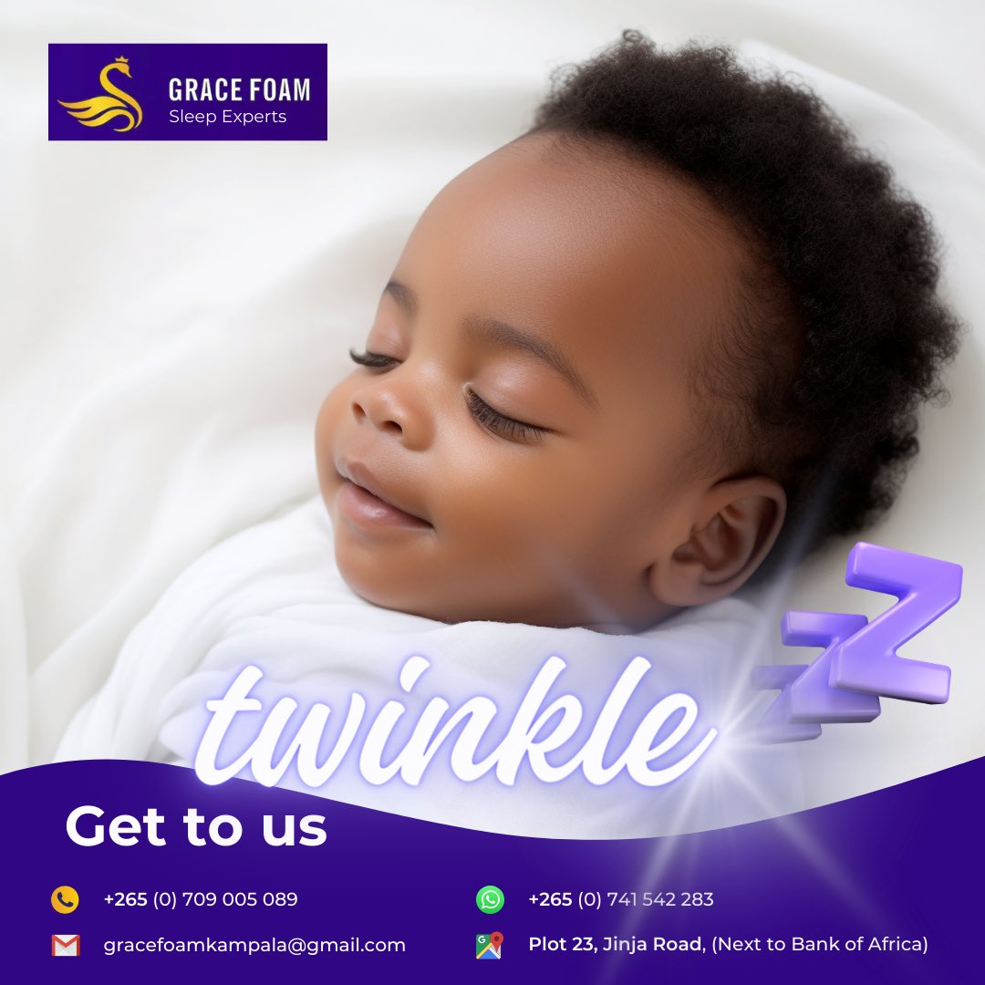 Soft dreams and safe play with our cuddly, kid-approved textiles!

#GraceFom #SleepExperts #SuperiorMattress #Comfort #Support #RestfulSleep #UpgradeYourSleep #BetterSleepBetterLife #InvestInYourSleep #WakeUpRefreshed #LuxuryMattress #MattressShopping #Uganda #Kampala