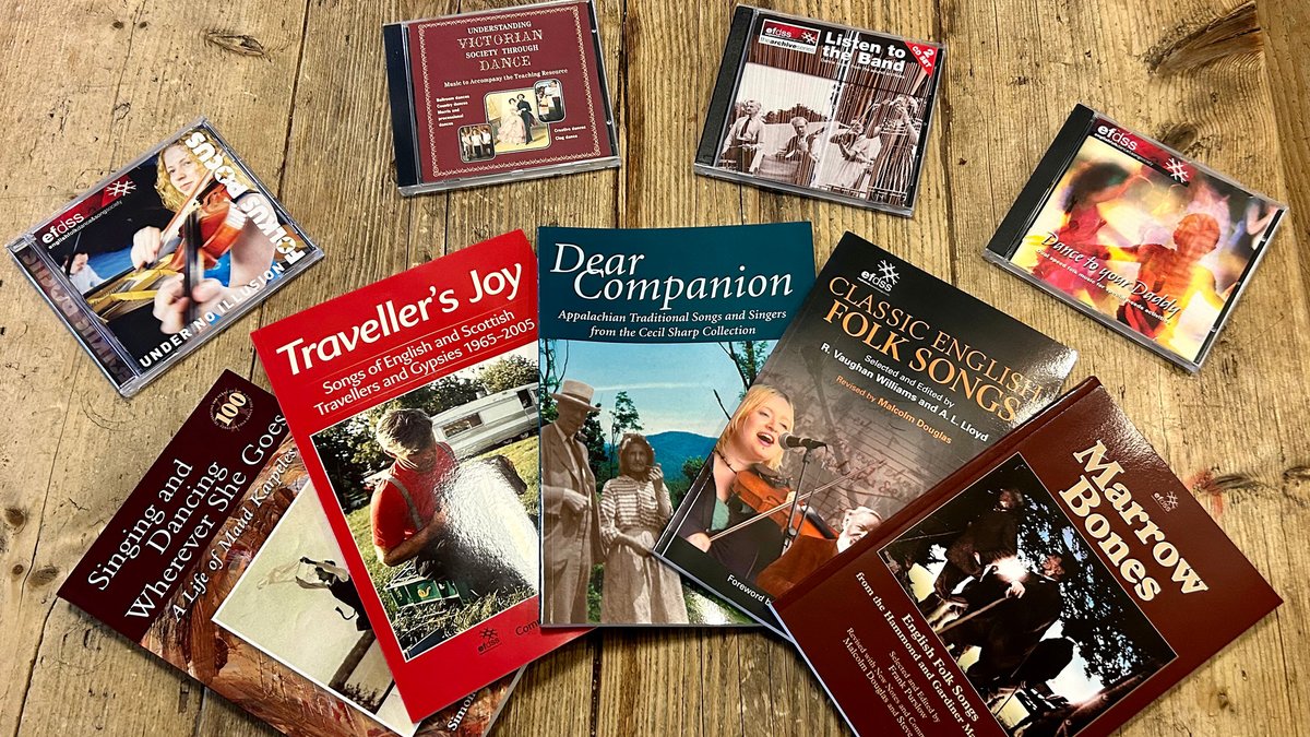 We have many boxes of some publications and recordings and we want people to be using them, so we’re having a sale – only £2 each! Plus p&p if you can’t collect from @cecilsharphouse efdss.org/about-us/what-…