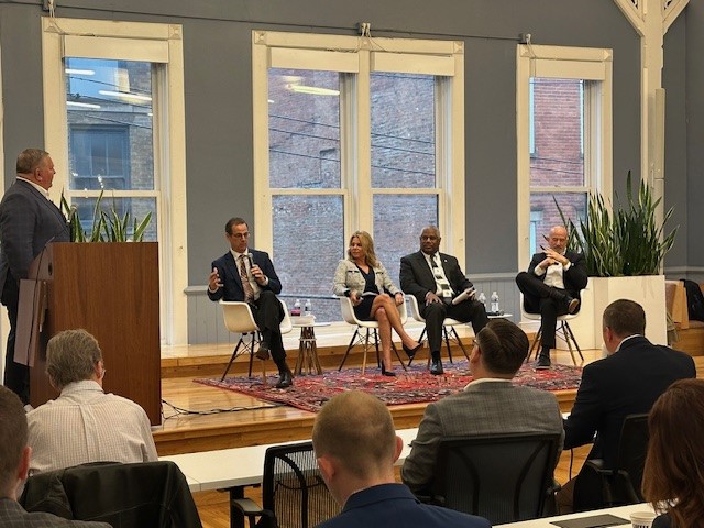 @GrowCincyUSA is thrilled to engage in talks shaping our region's future. This morning we shared ideas about the top projects and future plans, from groundbreaking infrastructure to urban development initiatives. It's an exciting era to be involved in this dynamic movement.