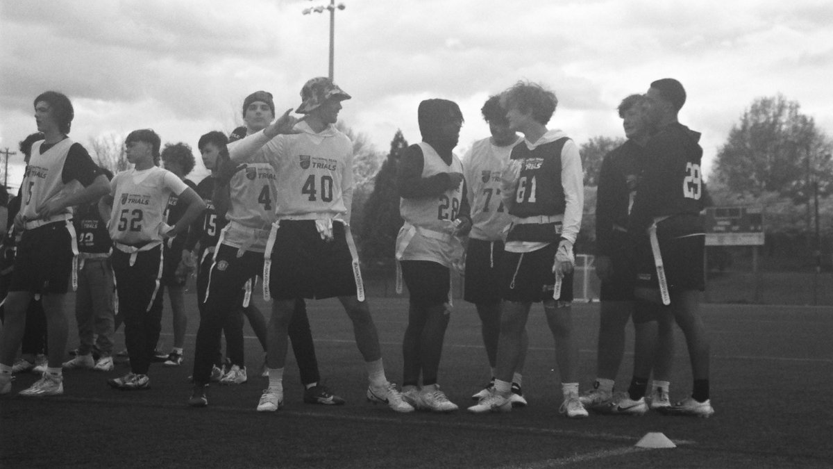 Junior Trials on film 📷 #tbt #RepTheFlag #GoldStandard #flagfootball