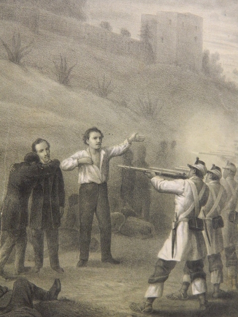 Gabrielgtzg's tweet photo. El 11 de abril de 1859, militares y civiles liberales fueron fusilados tras su derrota en la Batalla de #Tacubaya por el bando conservador durante la #GuerraDeReforma en 🇲🇽
#MiguelMiramón, le ordenó a #LeonardoMárquez ejecutar a todos los prisioneros.
#MártiresDeTacubaya 
🧵
3/8 https://t.co/RQ7sf7VpsR