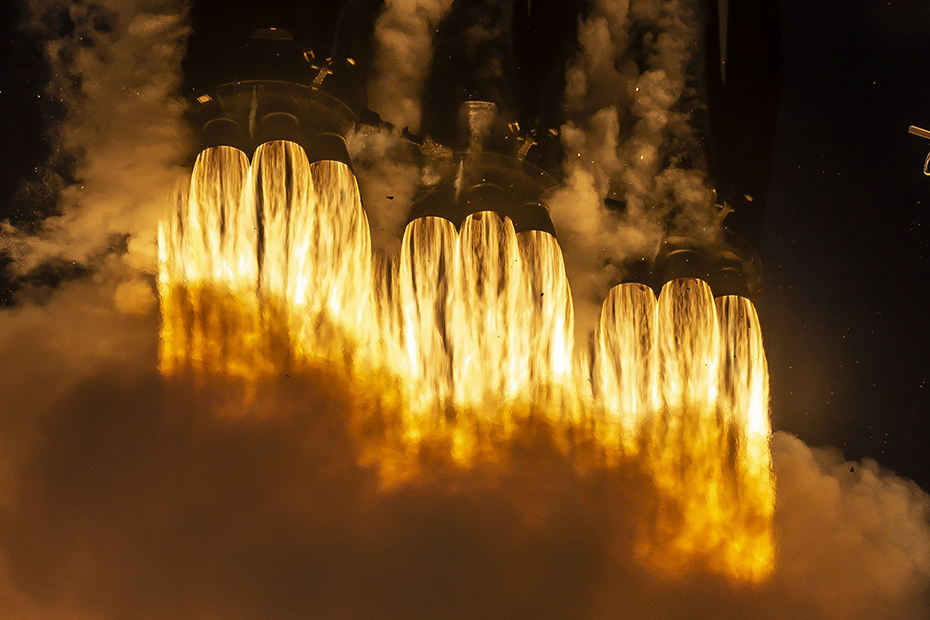 OTD 5 yrs ago, Apr 11 2019, launch of Arabsat 6A aboard Falcon Heavy: launchphotography.com/Arabsat_6A.html