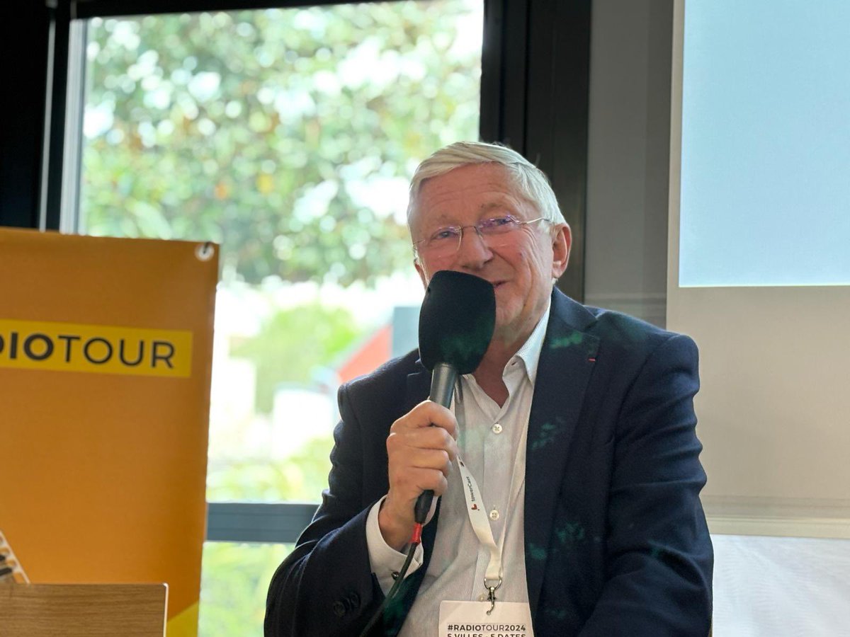 Bertrand de Villiers, Président d’Alouette, a évoqué la difficile étape de la transmission d’entreprise lors du #RadioTour à Rennes. Merci Bertrand pour ton humour subtil et ton bons sens !