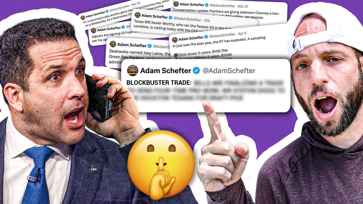 Audio of my interview with @AdamSchefter is now live on the podcast side. Really appreciate him coming on and being so candid on all topics. Free link: podcasts.apple.com/us/podcast/ada…