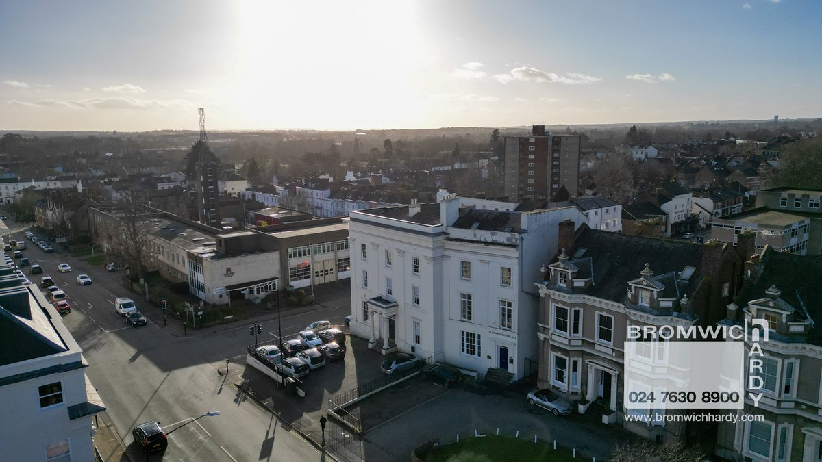 FOR SALE - 12 Clarendon Place, Leamington Spa ✅ Freehold sale ✅ Sold with vacant possession ✅ 5 parking spaces on site ✅ Well positioned corner property ✅ Listed building bit.ly/3vYgPnX