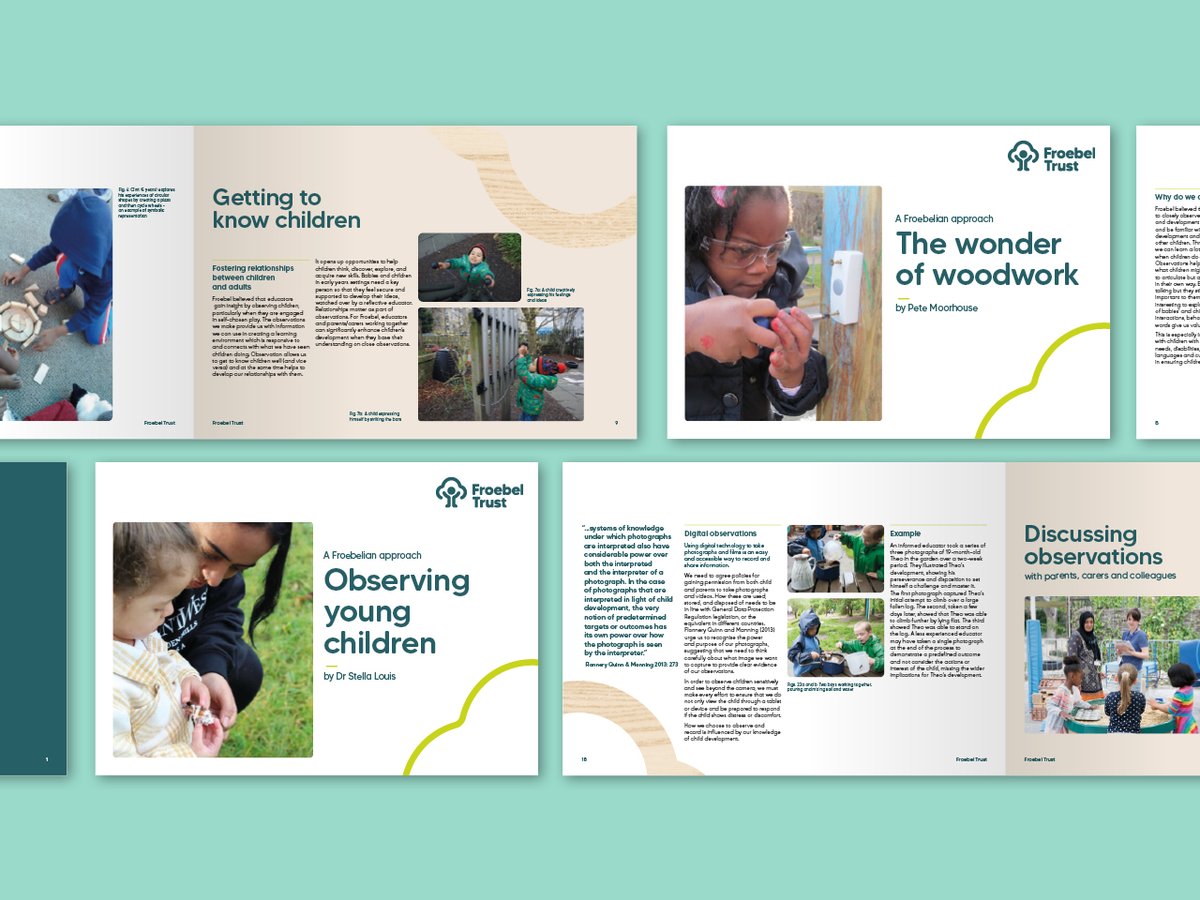 The Froebel Trust pamphlet series is downloaded over 25,000 times each year. Each pamphlet is packed with practical ideas for educators working with young children. All are free to download via our website: froebel.org.uk/training-and-r…
#earlyyears #earlyeducation