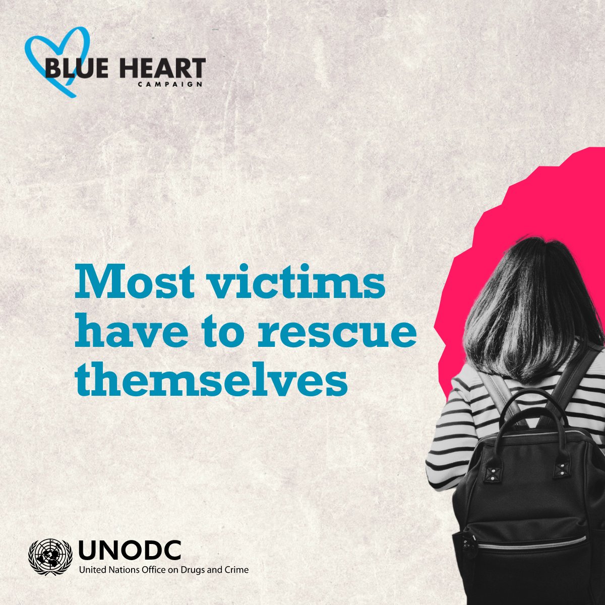 Anti-trafficking responses are falling short.

In 41% of cases that come to light are the victims managing to escape and reach out to the authorities themselves.

Police, health personnel or labour inspectors must be better equipped to identify victims.

#EndHumanTrafficking