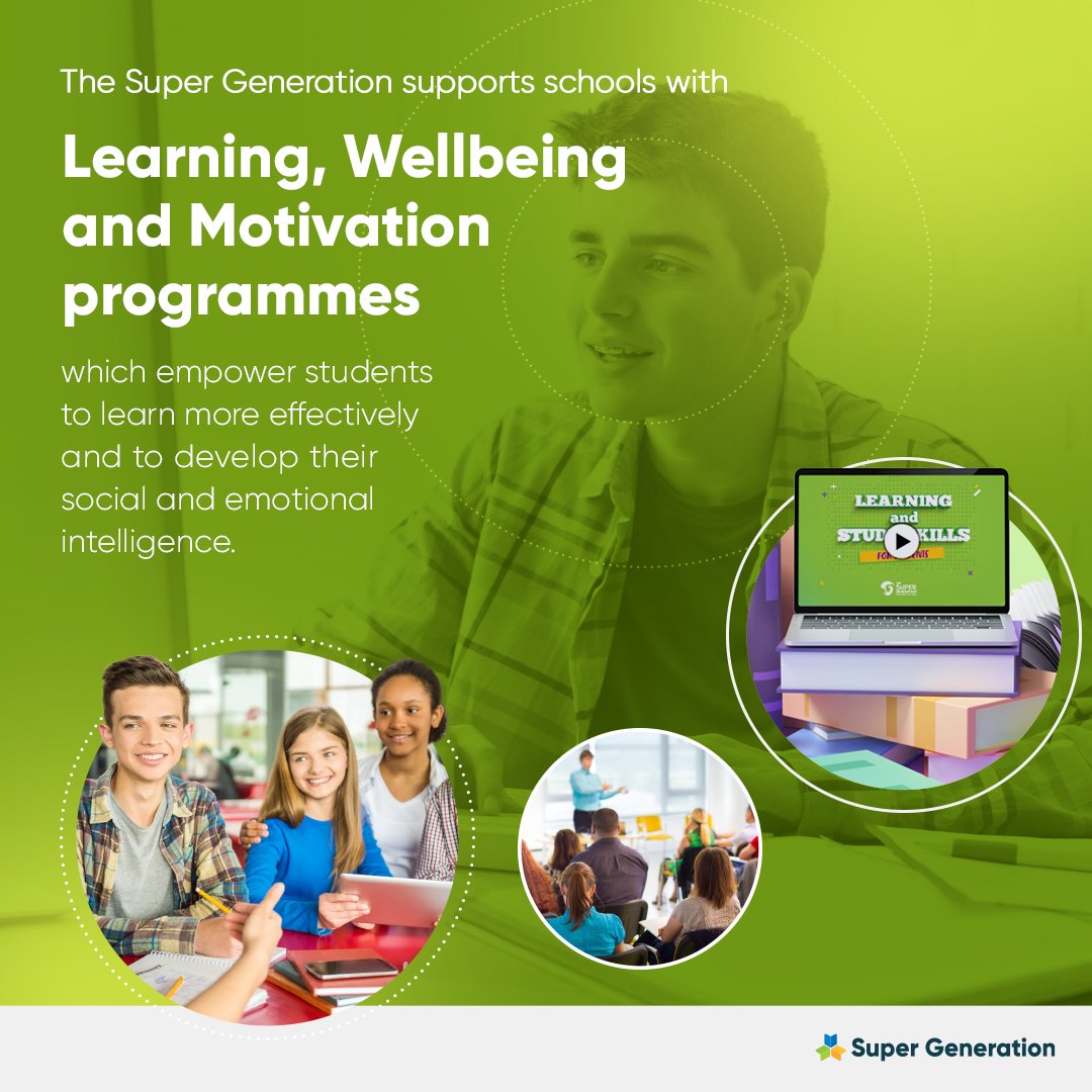 🌟 Planning your wellbeing hours for next year? 🌟 Discover how the Super Generation can support your school with our comprehensive approach to student wellbeing! 💡 Find out more today: ow.ly/HcF050R6A9u #StudentWellbeing #TheSuperGeneration #SupportingSchools ✨