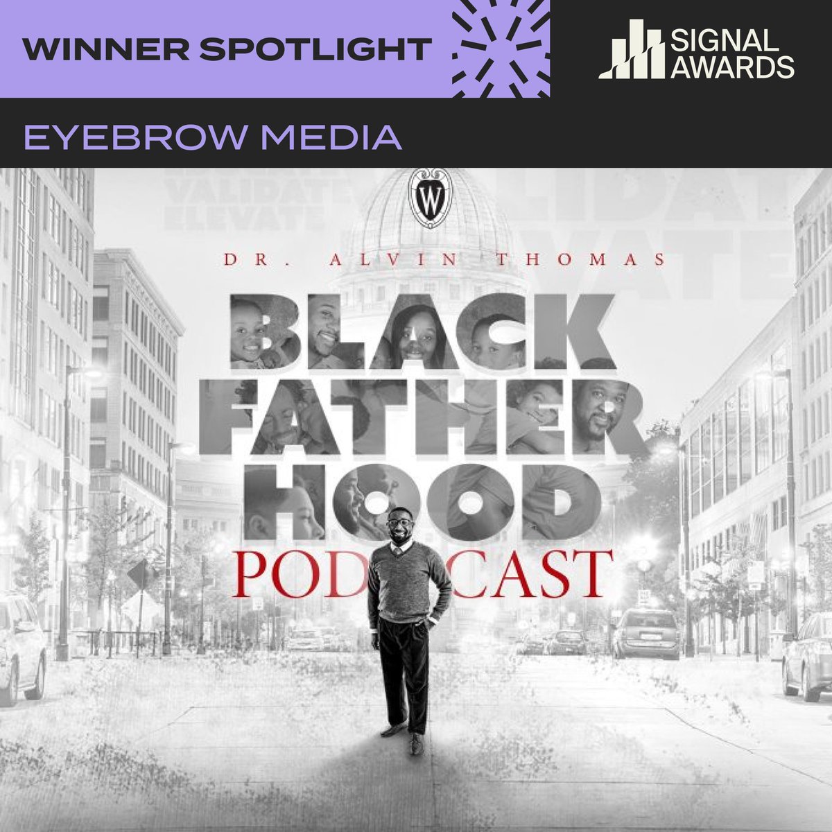 If you're looking for a new pod, we suggest 2023 Signal Award Winner 'Black Fatherhood Podcast.' Hosted by Dr. Alvin Thomas, the show offers conversations with Black authors, artists, and academics on the issues affecting Black fathers. Enter yourself at signalaward.com.
