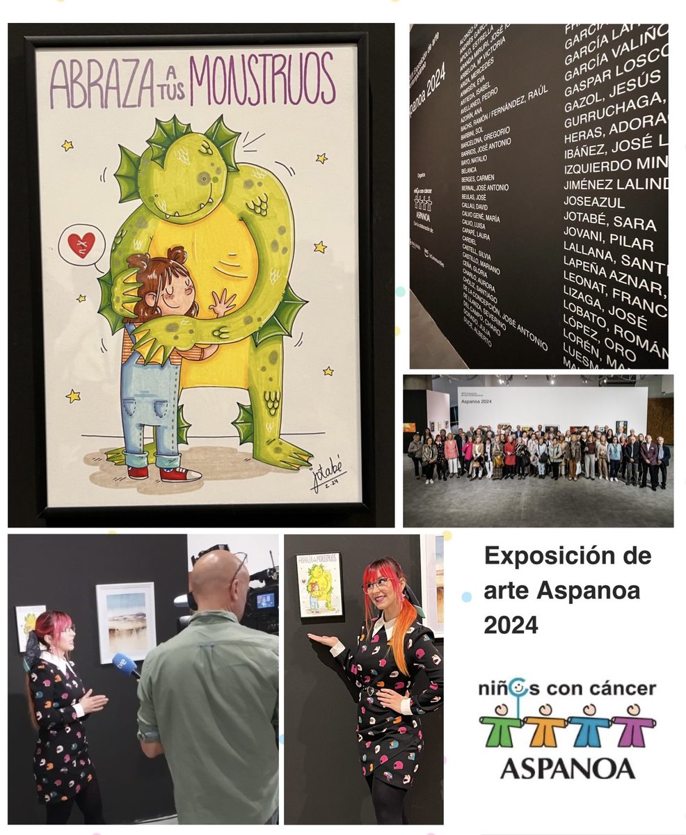 ✨EXPOSICIÓN SOLIDARIA DE ARTE ASPANOA 2024✨ Un año más, vuelvo a participar en la XIX Exposición y venta de arte contemporáneo a beneficio de @aspanoa 💖 👉Esta edición se celebra del 11 al 21 de abril de 2024 en el @iaaccpserrano de Zaragoza.⤵️