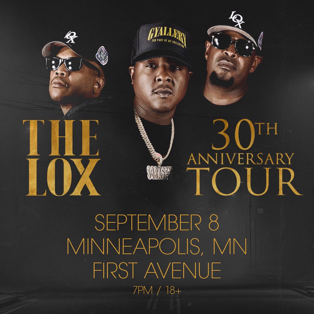 Man listen, @thelox @Therealkiss @SHEEKLOUCH @stylesp is coming to @FirstAvenue Let’s go!! Tickets on sale NOW.