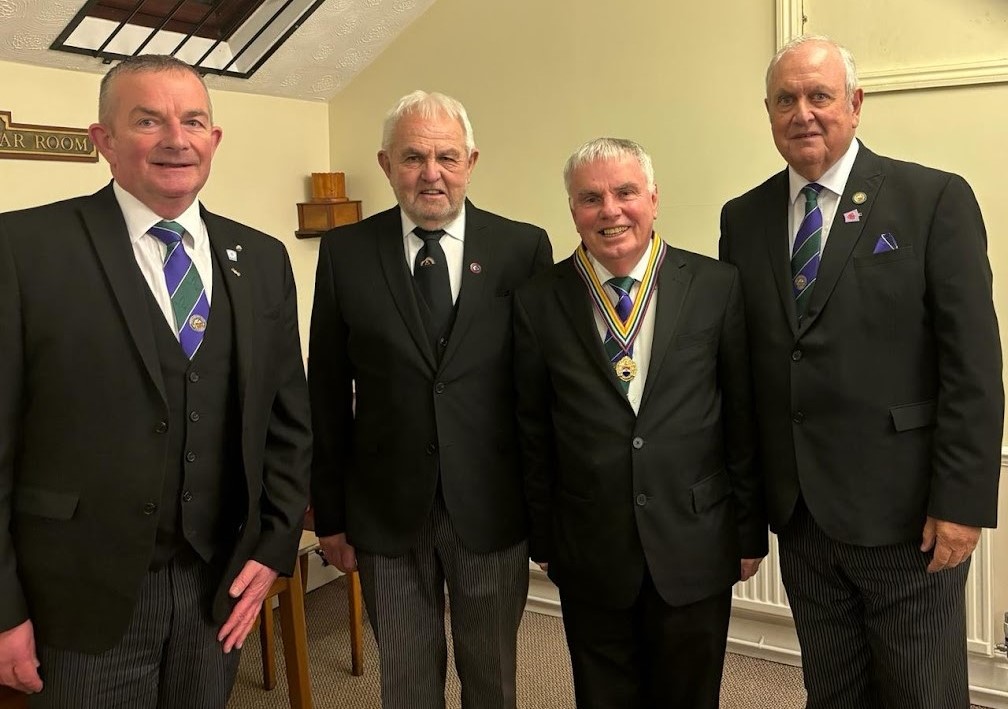 Congratulations to the New Worshipful Commander at the North Devon Union Lodge of Royal Ark Mariners 540