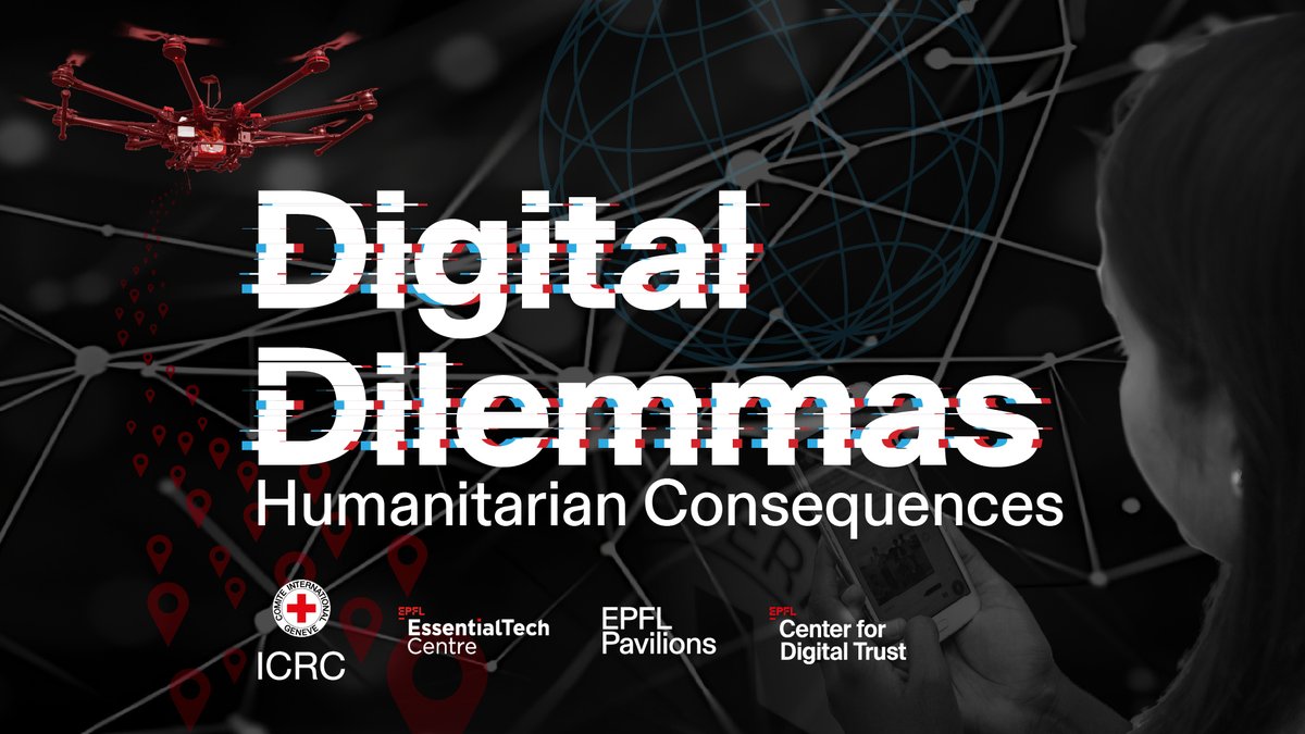 Upcoming exhibition: 'Digital Dilemmas: Humanitarian Consequences' sheds light on the digital risks faced by civilians and humanitarians in conflict zones. > go.epfl.ch/DigitalDilemmas Presented by the EPFL EssentialTech Centre & @ICRC with @C4DT_EPFL & @EPFLPavilions #ICRC #EPFL