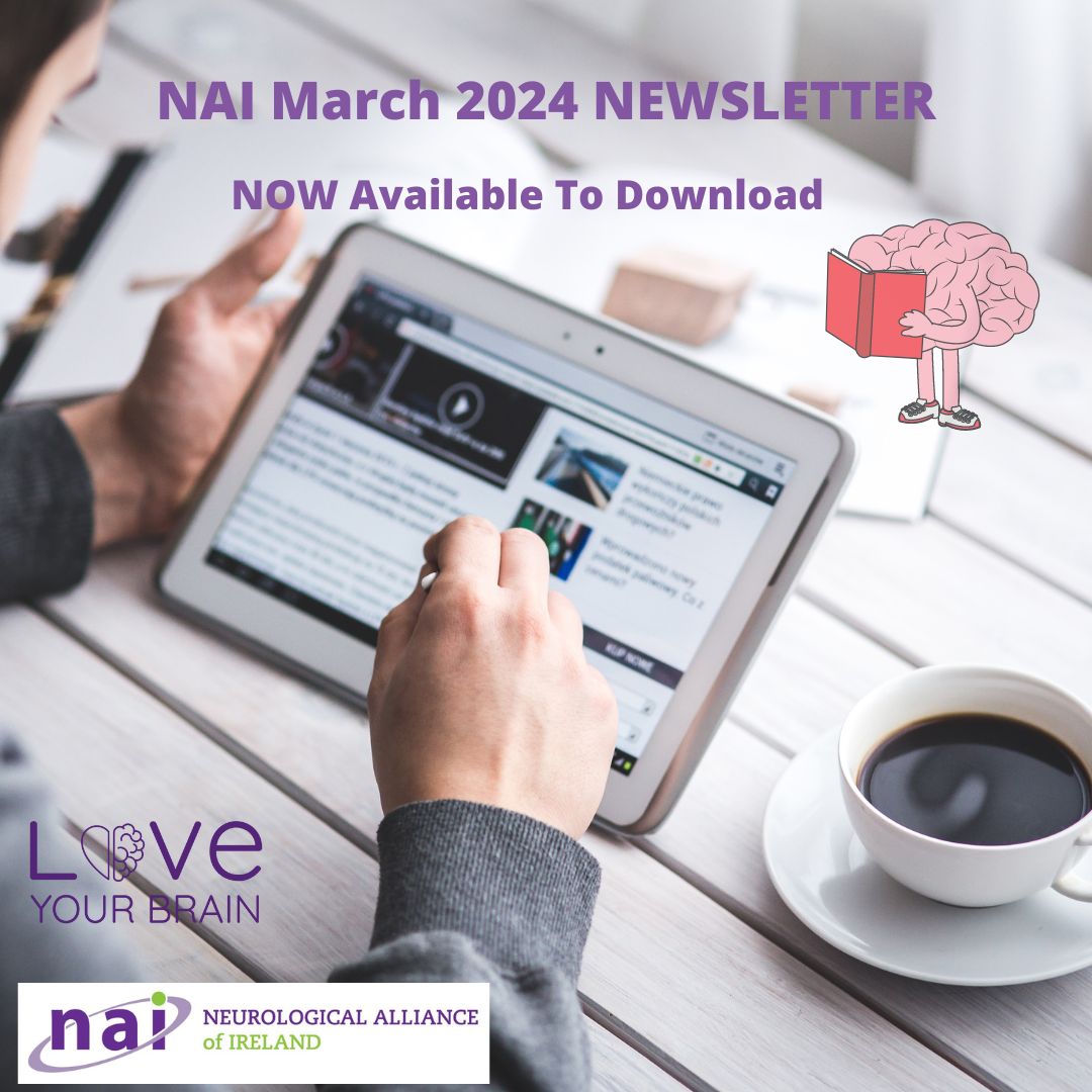 Our March 2024 Newsletter is now available to download at tinyurl.com/26rdkxh9 This edition is jam packed with Brain Awareness Week outcomes, the launch of our new patientsdeservebetter.ie campaign, new membership with @EUneurology monthly news and so much more 🧠