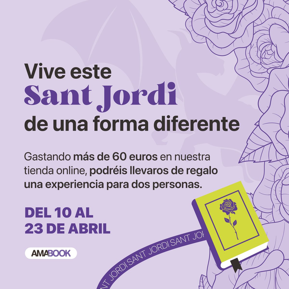 ¡Celebramos nuestro estreno en Sant Jordi con una sorpresa increíble! Por cada compra de más de 60 euros en nuestra web, os llevaréis un obsequio único... ¿qué tal una experiencia para dos con vistas panorámicas a la Av. Paseo de Gracia? 🎉🥂 ¡Este 23 de abril brindemos juntos…