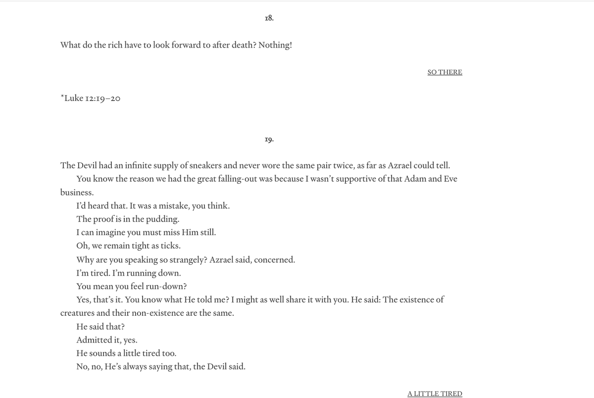 Haven't laughed and felt haunted in equal measure in a while! Amazing moment in Joy Williams's most recent story for The Paris Review theparisreview.org/fiction/8252/c…