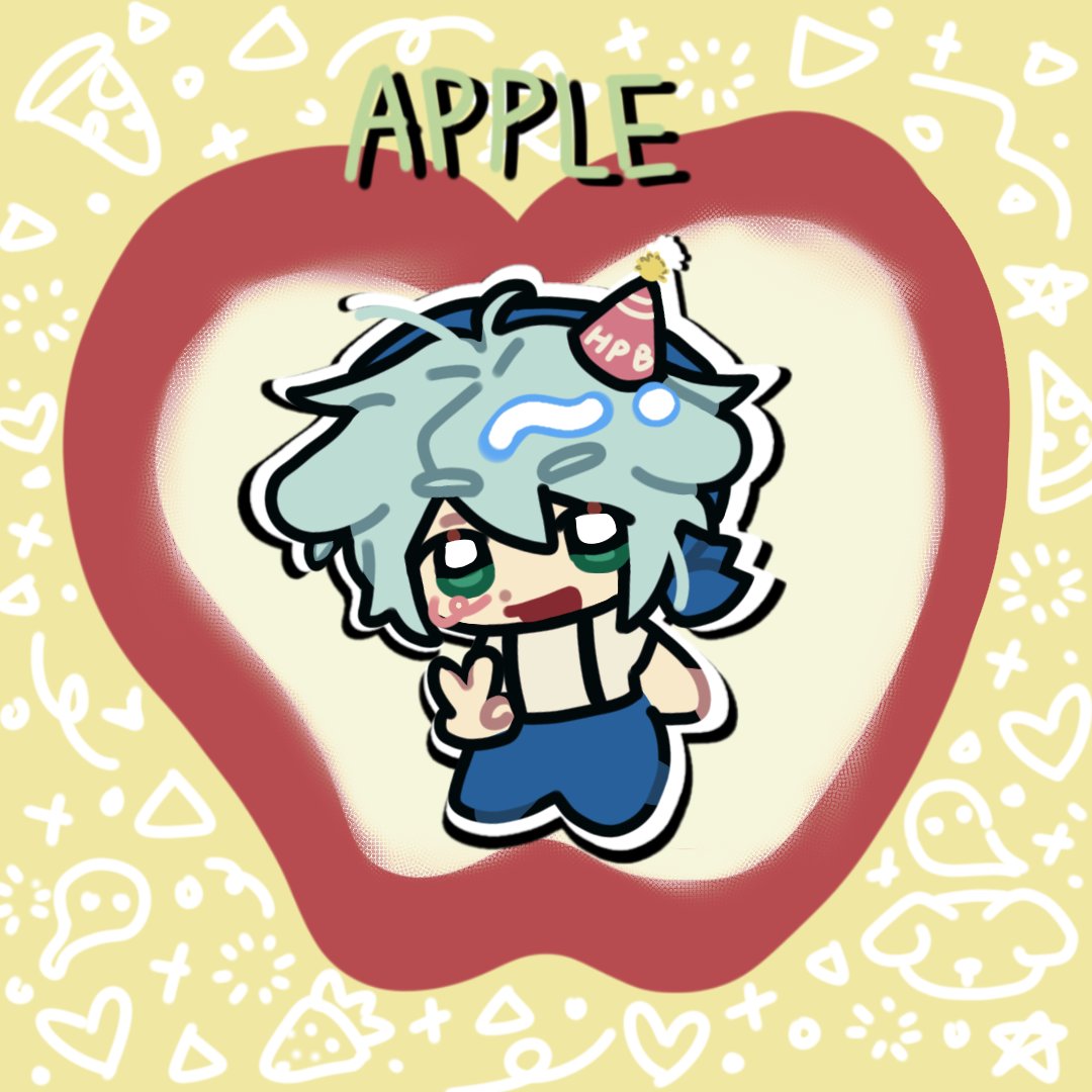 harasakiii123's tweet photo. #2024publi生日24h
【15:00】

apple for you🍎

上一棒：@Meteor_NaCl
下一棒：@Northyy_lube https://t.co/h5noHG5lDf
