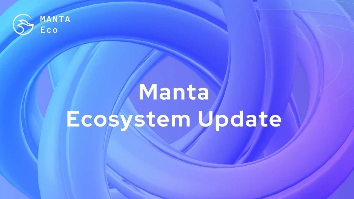 🌐 Weekly ecosystem updates from @MantaNetwork! 🚀 The ecosystem project restaking paradigm has begun, heralding new insights and developments. Dive in to stay atop the Manta revolution! 🌊 Read the thread below to catch up on all our updates.