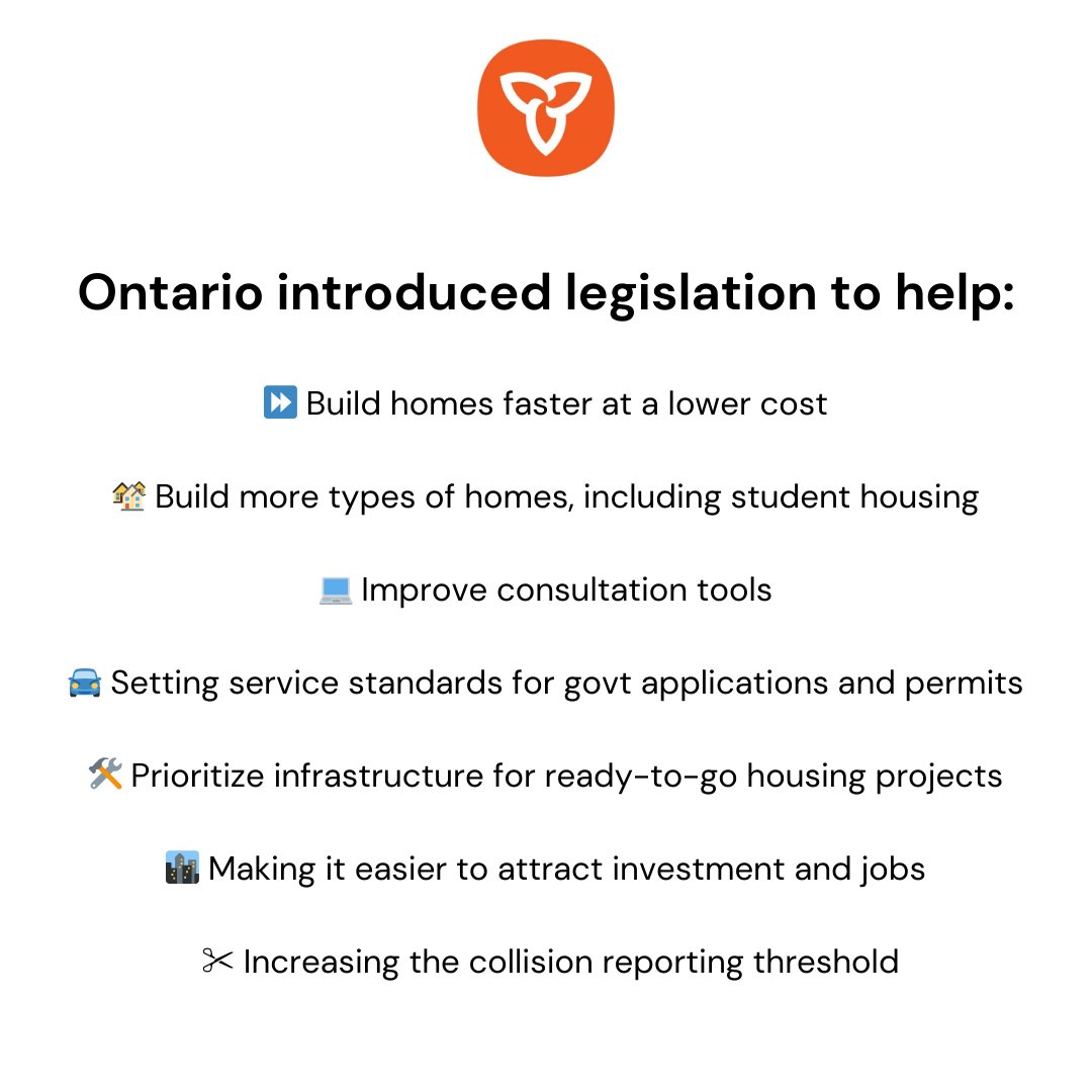 Our Spring 2024 Red Tape Reduction Package is focused on cutting red tape where it’s needed most: building homes. Read our plan to streamline approvals and get more homes built faster: lnkd.in/g_acpEnu