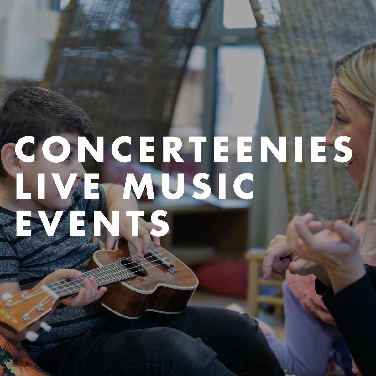 Join @Concerteenies_ for a series of concerts with live music, creative movement and informal storytelling inspired by Freya Dooley's False Note exhibition 🎶 Tuesday mornings from 16 April - 21 May. Suitable for 0-5 year olds and their grown-ups > concerteenies.com/events