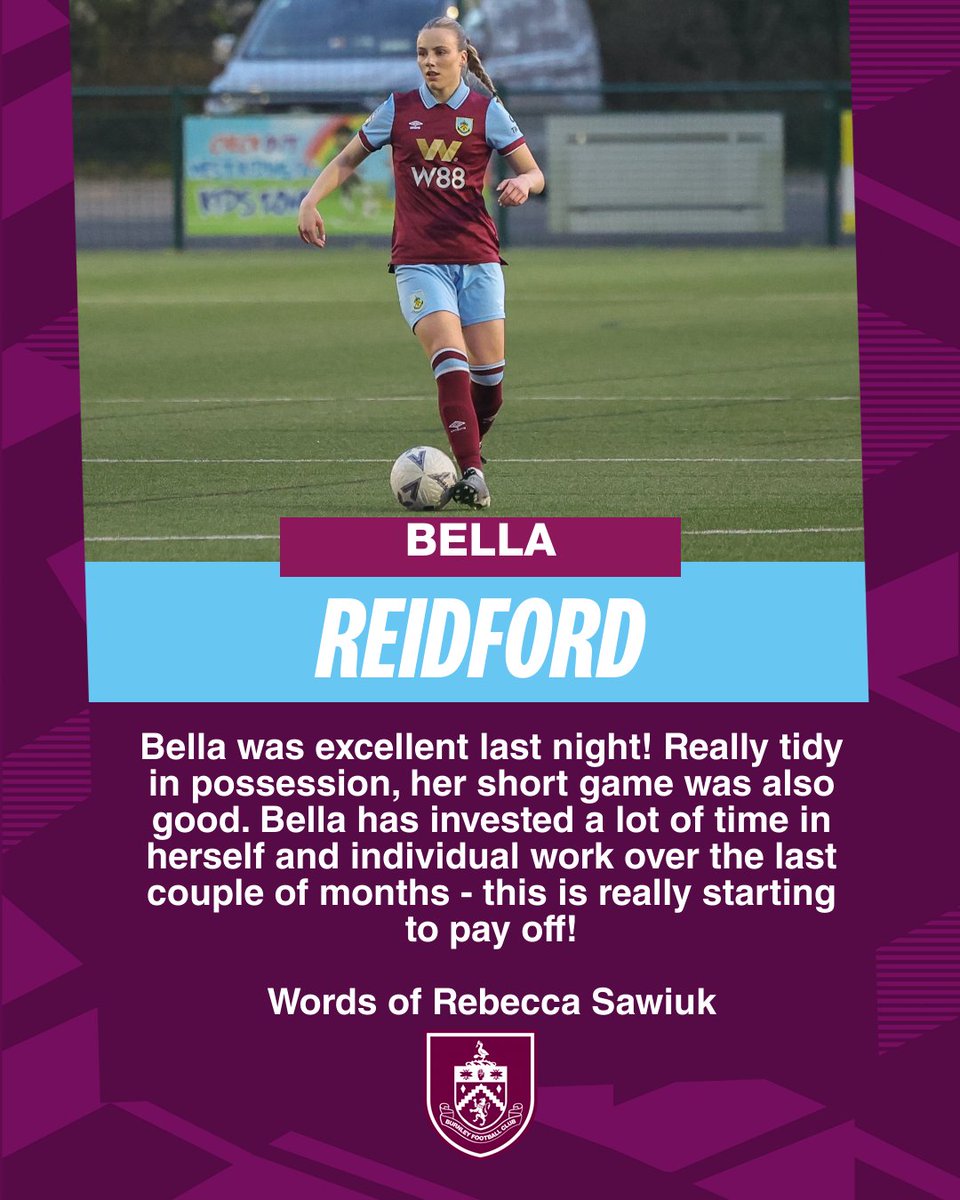 Our Welsh superstar 🏴󠁧󠁢󠁷󠁬󠁳󠁿 Yesterday's Player of the Match, @BellaReidford 👏