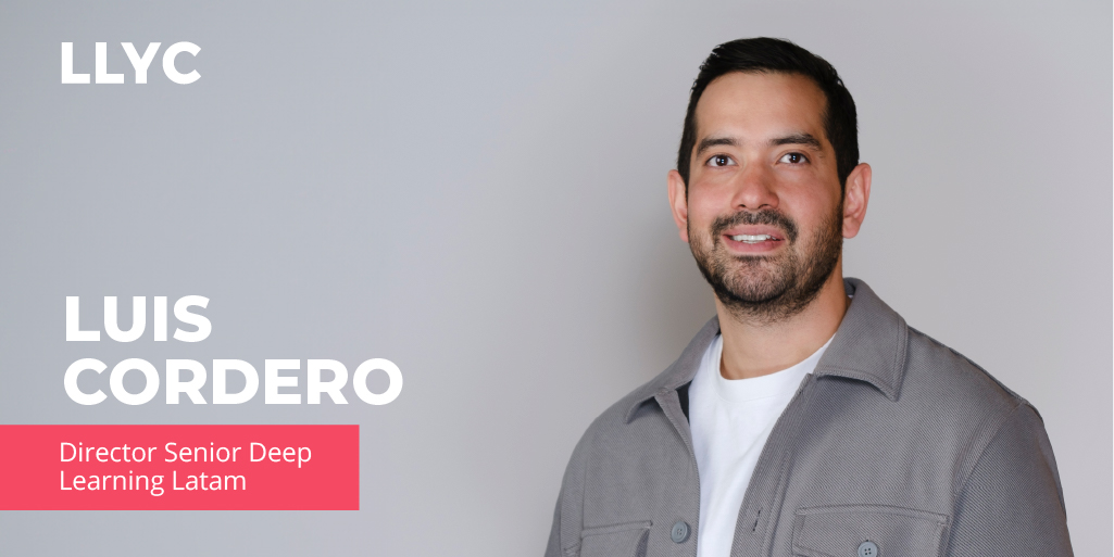 LLYC_Global's tweet image. Anunciamos la incorporación de Luis Cordero como Director Senior de #DeepLearningLLYC para LATAM. Su experiencia y conocimiento fortalecerán nuestras capacidades tecnológicas y ayudarán a nuestros clientes a tomar decisiones estratégicas basadas en datos 👉slink.com/llyc:luiscorde…