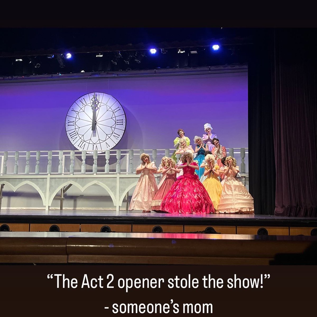 The reviews are in: CINDERELLA is a spectacular! Opening night was a dream come true. We are having a ball on stage, and hope that you will join the fun! Don’t miss out on your chance to see this amazing cast, crew, and pit. Get your tickets today before it’s impossible!