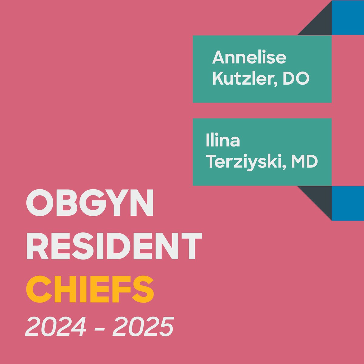 Not one but two recent #TCOM graduates are being elevated to Chief Residents. Class of 2022 graduate Dr. Patrick Feng is the upcoming chief at @Med_City_Health Family Medicine Program, while Class of 2020 graduate Dr. Annelise Kutzler is the OBGYN chief at @BSWH_FW_GME .👏👏