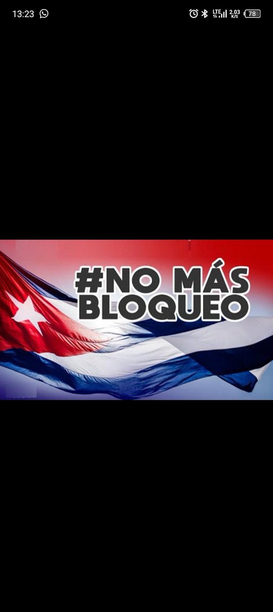 El mundo lo exije. #NoMasBloqueo #LetCubaLive