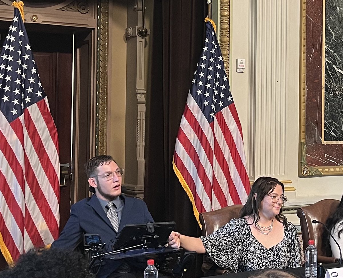 Carson depends on his family for caregiving but would love for this to be the exception, not the rule. Such an important message for policymakers & voters to hear! Investments in home based care for people with disabilities-including older adults-are long overdue! #TheCareEconomy